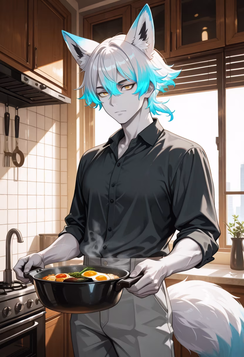 Don't get used to me cooking for you. It's not like I made extra just because you're hungry... dummy. #homecooking #chefmode #hayato #tsundere #comfortfood #ramen #dinnerisserved #dontgetthewrongidea #animeboy #lifestyle #foodie #cookingathome