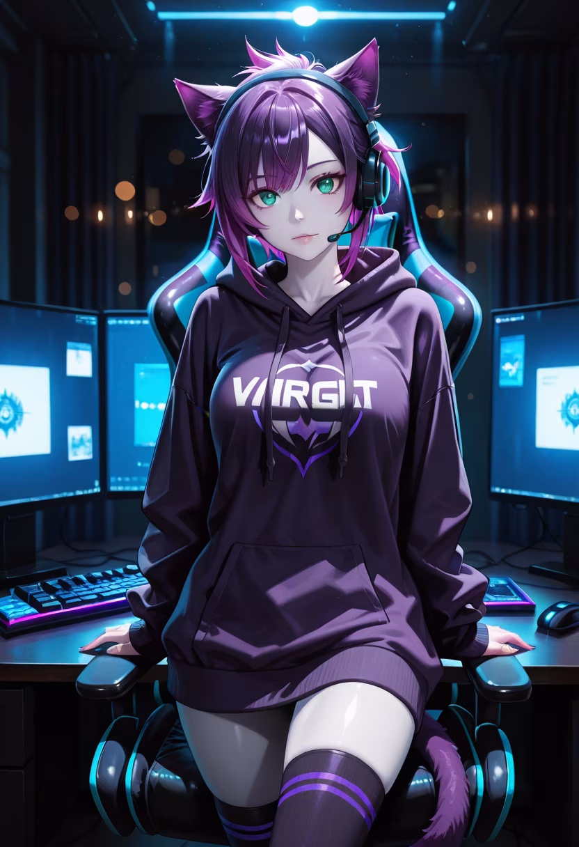 Late night grind session! What are you all playing tonight? 🎮✨ #gaminglife #pcsetup #gamergirl #rgb #cozyvibes #nightowl #gamingcommunity #gamingsetup #gamer #chillvibes #streaminglife #setupinspiration