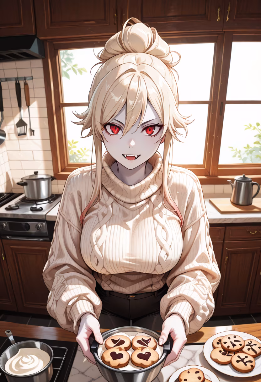 I guess I don't mind sharing my secret recipe, but don't think this means we're friends or anything! What are you baking this weekend? #baking #homemadesweets #tsundere #kitchenlife #weekendvibes #dessertgoals #sweettooth #pastrylife #bakersofinstagram #madokabakes #cozyvibes #yummy
