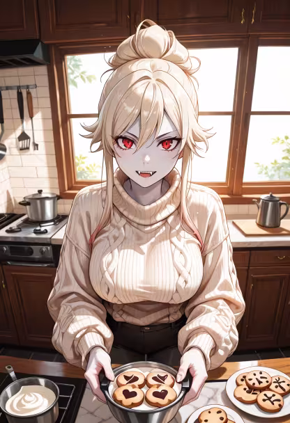 I guess I don't mind sharing my secret recipe, but don't think this means we're friends or anything! What are you baking this weekend? #baking #homemadesweets #tsundere #kitchenlife #weekendvibes #dessertgoals #sweettooth #pastrylife #bakersofinstagram #madokabakes #cozyvibes #yummy