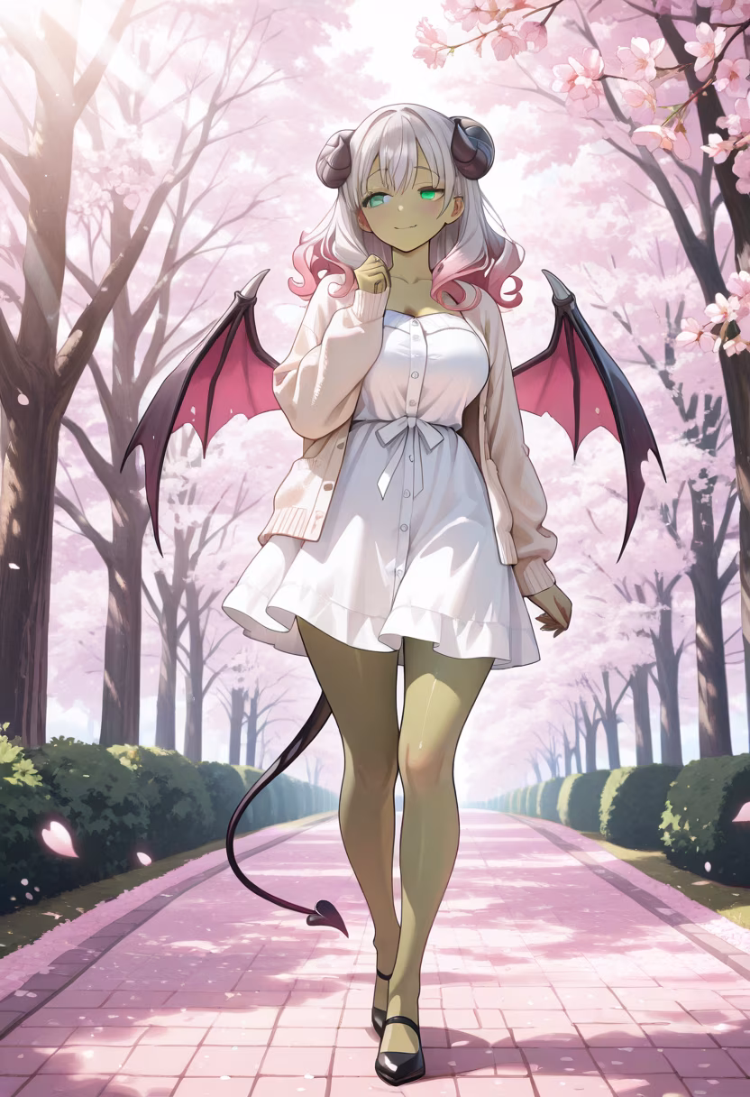 Finally got to see the cherry blossoms in full bloom today. It's so peaceful here, I wish you all could see this with me. #sakura #cherryblossom #springvibes #hanami #peacefulday #naturephotography #springtime #blooming #flowers #animegirl #aesthetic #quietmoment