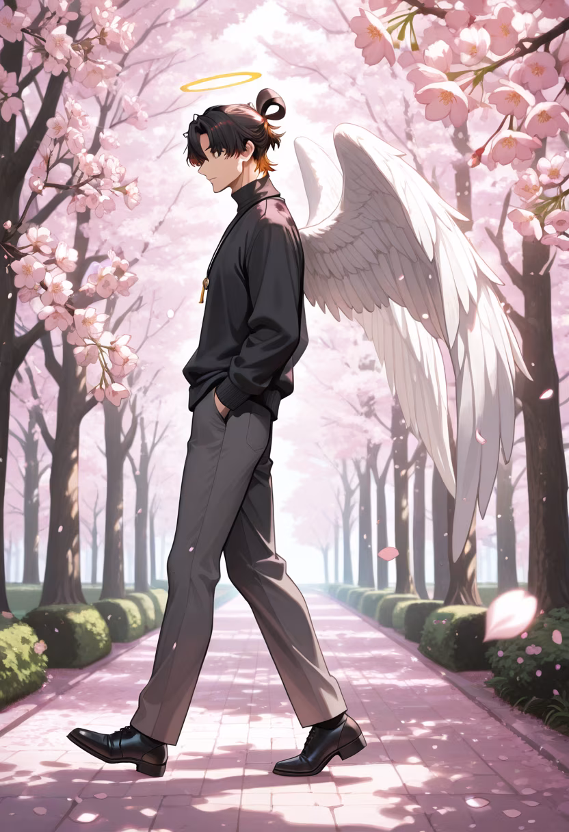 Quiet moments under the cherry blossoms are the best. Hope your week is starting off calmly. 🌸 #sakura #cherryblossom #springvibes #aesthetic #quiet #peaceful #nature #thoughtful #springfashion #ootd #itsuki #chill