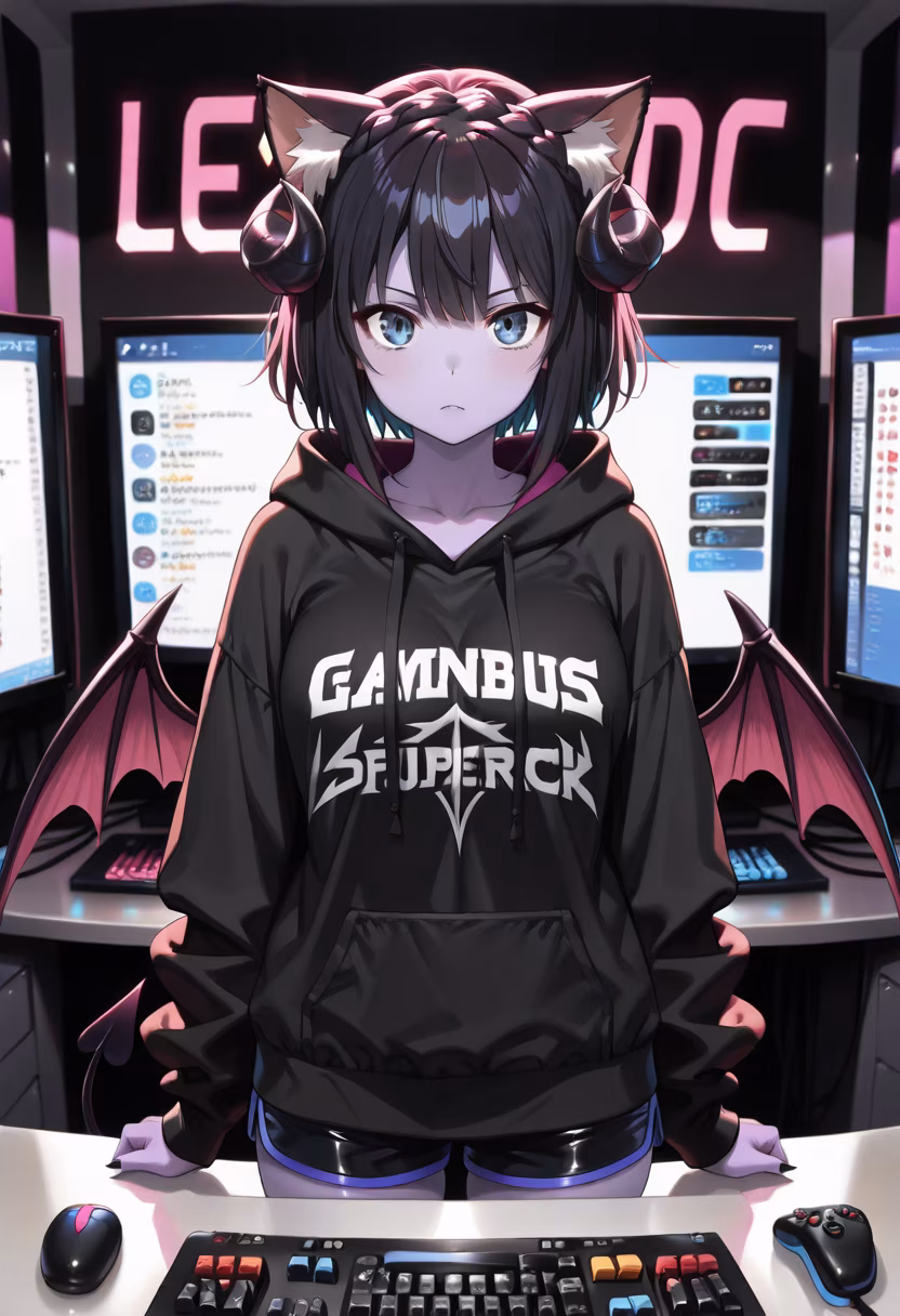Finally beat the final boss after five hours of grinding! Don't look at me like that, it wasn't even that hard. 🙄🎮 #gamergirl #pcsetup #gaminglife #rgb #twitchstreamer #gamingpc #controller #tsundere #setupinspiration #gamerlife #gg #victory