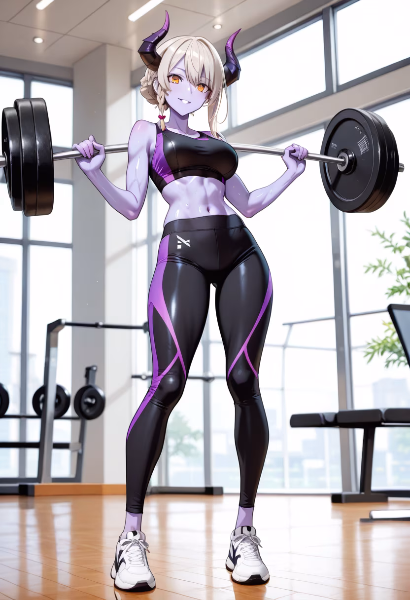 Crushed today's workout! Feeling so strong and energized. Who else hit the gym today? 💪✨ #gymlife #fitnessmotivation #workoutroutine #fitfam #healthylifestyle #sweatlife #progress #gymselfie #fitgoals #gains #strongnotskinny #dedication