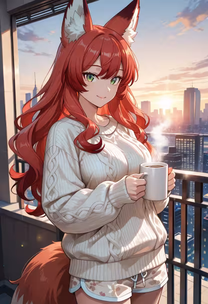 Nothing beats that first cup of coffee while the sun is still coming up. ☕️✨ Hope you guys have an amazing day ahead! #morningvibes #coffeelover #sunrise #messyhair #balconylife #morningroutine #newday #positivevibes #aesthetic #slowliving #goodmorning #blessed