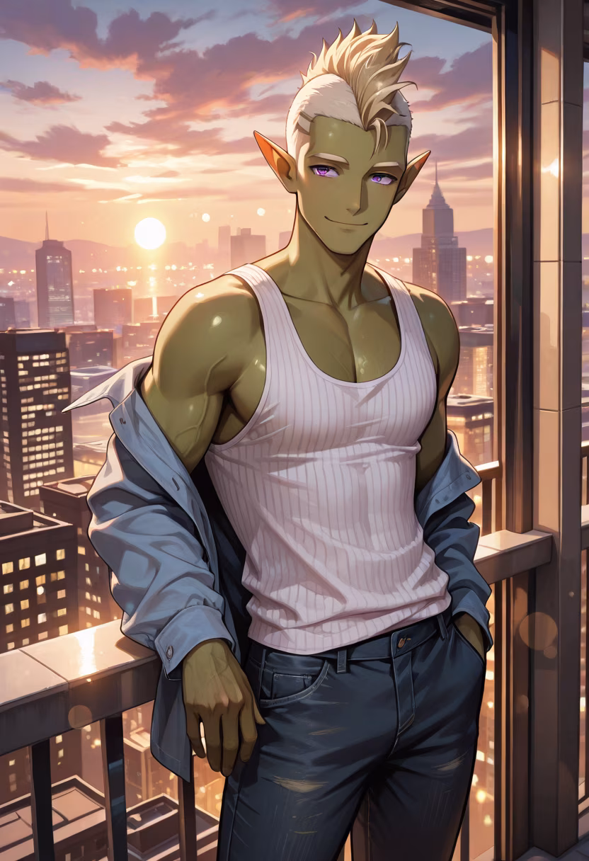 Nothing beats the golden hour glow on the rooftop. Hope you're all having a beautiful evening! ✨🌅 #goldenhour #rooftopvibes #cityviews #sunsetlover #goldenlight #menslifestyle #goodvibesonly #aesthetic #goldenhourphotography #chillvibes #ootdmen #takumidiaries