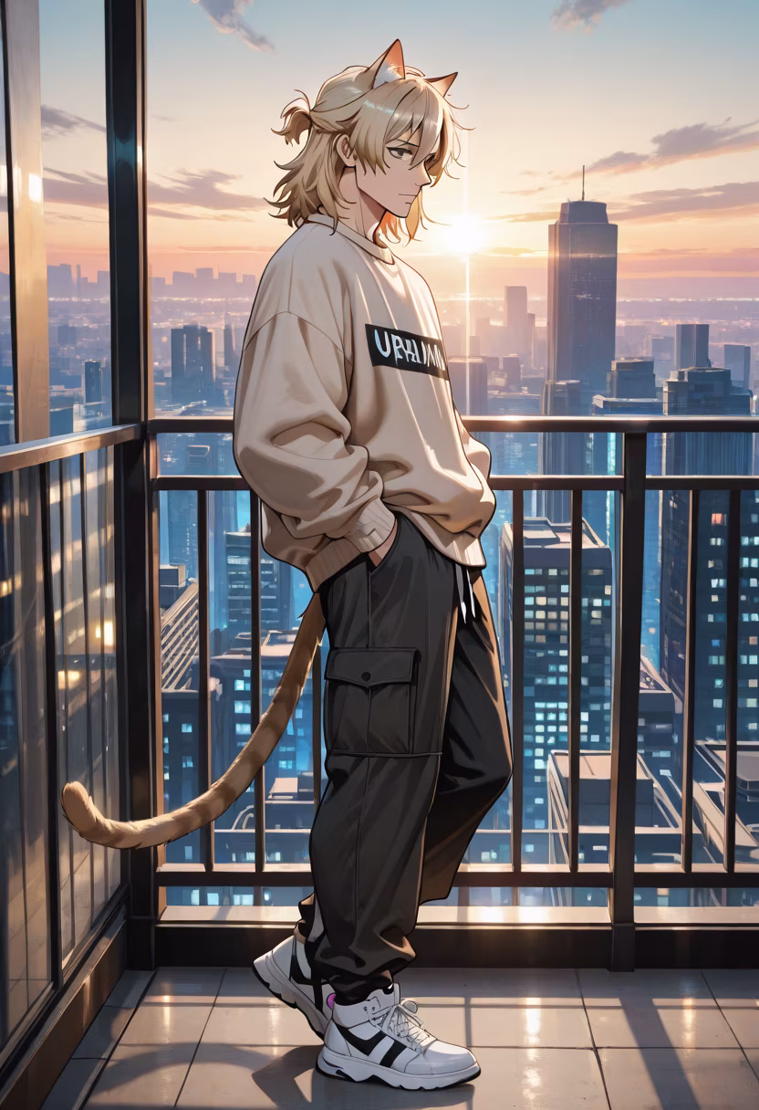 Finally got some downtime to just breathe and enjoy the city view. Hope you guys are having a productive week! 🏙️✨ #downtime #cityvibes #ootd #mensfashion #streetstyle #chillmode #vibing #urbanlife #menswear #aesthetic #dayinmylife #relaxing