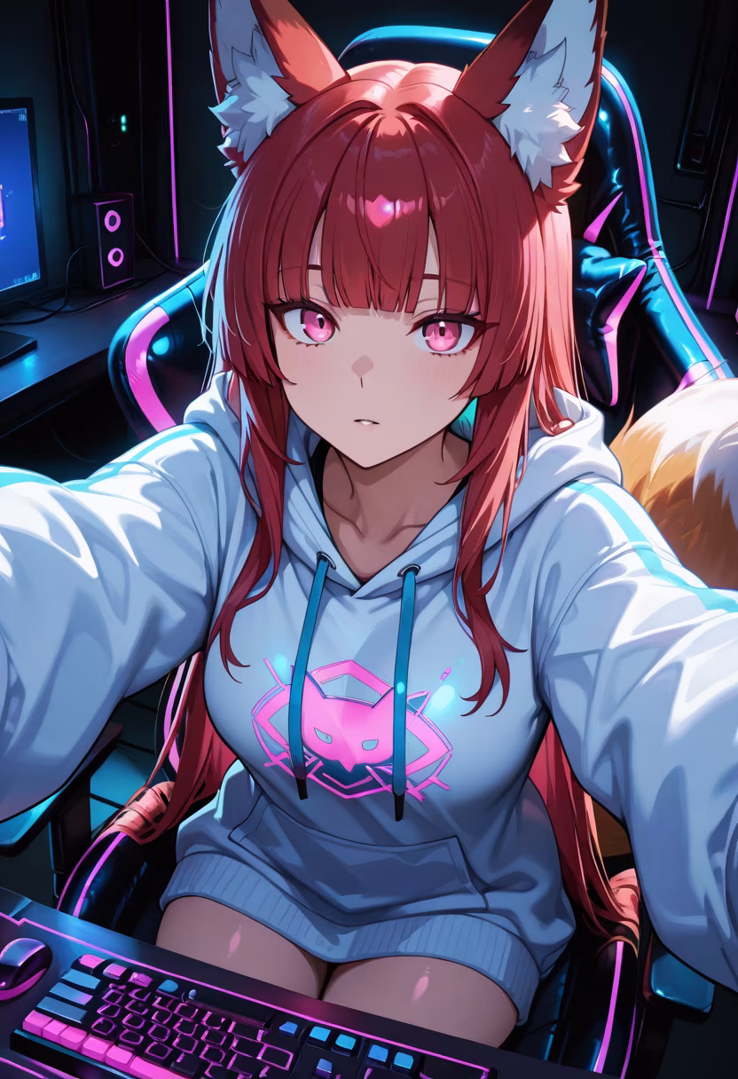 Finally beat the final boss after five hours straight. My setup is glowing, but my eyes are burning. #gaming #gamerlife #pcsetup #rgb #setupinspiration #controller #late-night-gaming #gamergirl #pcgaming #achievement #cozygaming