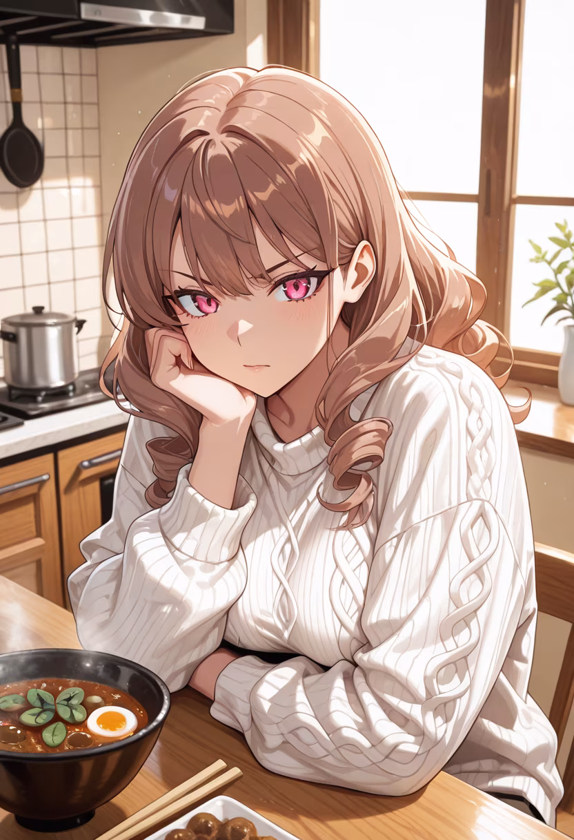 Finally perfected my secret ramen recipe, not that I made it for you or anything! Baka. 🍜✨ #ramenlover #homecooking #tsundere #chefmei #foodstagram #japanesefood #noodles #delicious #foodie #cookingathome #comfortfood #yum