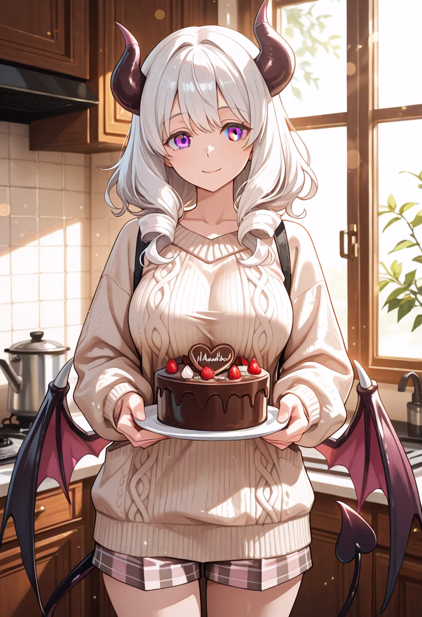 Nothing says 'I love you' like homemade chocolate cake. Should I save a slice for you? 🍰✨ #bakingday #sweettreats #homemade #yanderevibes #cookingwithlove #staytuned #treatyourself #foodstagram #bakinglove #sweettooth #culinaryarts #cozyvibes
