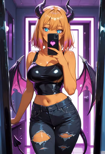Just me, my favorite mirror, and a little bit of trouble. 🖤 Don't worry, I'm watching you too. #selfie #mirrorselfie #aesthetic #mood #yanderevibes #loveyou #stayclose #obsessed #kawaiiaesthetic #darkcore #fitcheck #mysterious
