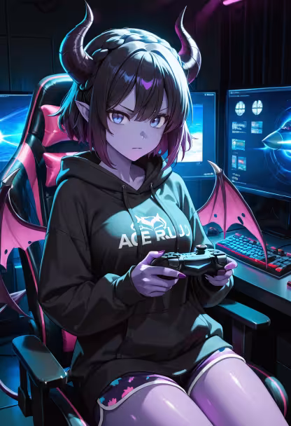 Don't even think about challenging me to a match, you'll lose in seconds! 🎮🔥 #gaminglife #pcsetup #gamergirl #rgb #setupgoals #battlestation #streamer #gamingpc #twitch #gamer #controller #dontmesswithme
