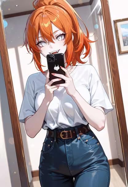 Just another day of being the absolute best! 💁‍♀️ Don't miss me too much while I'm out and about. #AsukaStyle #SelfieQueen #OOTD #ModelLife #DailyVibes #Confident #MainCharacterEnergy #Stunning #StreetStyle #CasualChic #AnimeGirl