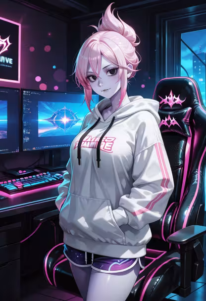Finally beat that boss level! 🎮 My setup is glowing tonight, come join the stream! #gamergirl #pcgaming #rgb #gamingcommunity #noa #setupgoals #gamerlife #twitchstreamer #gamingpc #levelup #victory #nightmode