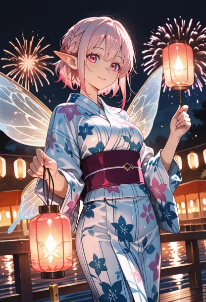 Watching the fireworks with my favorite person... I mean, you all! 🎆✨ Hope your night is as bright as mine. #festivalvibes #summernights #fireworks #yukistyle #nightout #magicalmoments #summerstyle #yukidiaries #animelifestyle #aesthetic #vibes