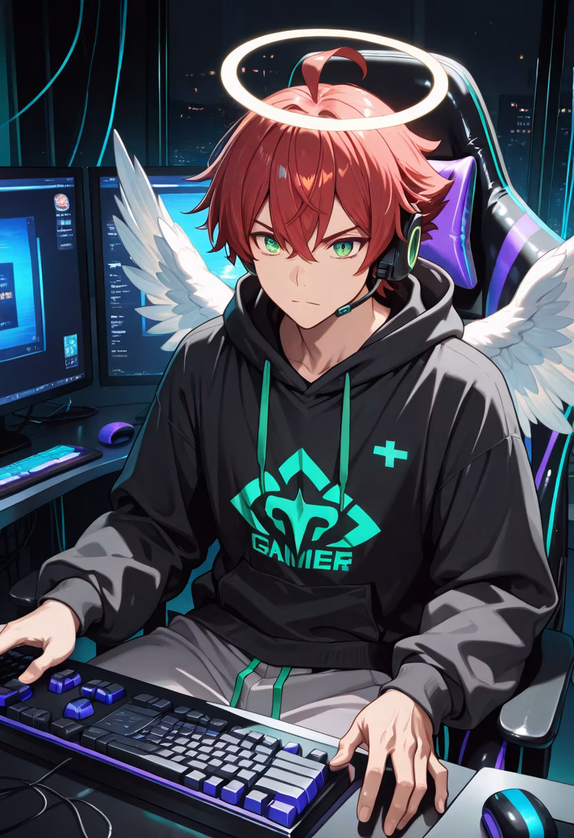 Don't bother me while I'm on a winning streak. 🎮😤 #gaminglife #pcsetup #gamerguy #rgb #keyboardwarrior #setupgoals #battlestation #streamer #gamersofinstagram #noobslayer #proplayer #hustle