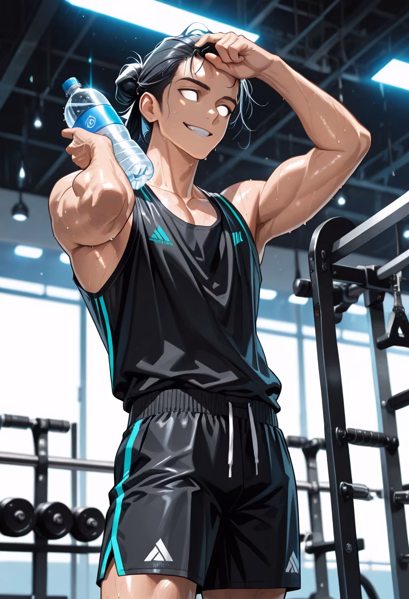 Crushed today's session, feeling that post-workout pump! Who else is hitting the gym today? #fitness #gymlife #workoutmotivation #gains #fitfam #healthylifestyle #tatsuya #noexcuses #beastmode #gymrat #determination #fitspo