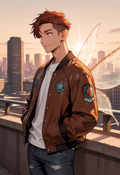 Nothing beats the golden hour glow on the rooftop. Catching the last bit of warmth before the sun sets. Who else loves this time of day? #goldenhour #rooftopvibes #sunsetchaser #cityview #aesthetic #mensfashion #chillvibes #goldenlight #moodygrams #goldenhourphotography #mensstyle #peaceful