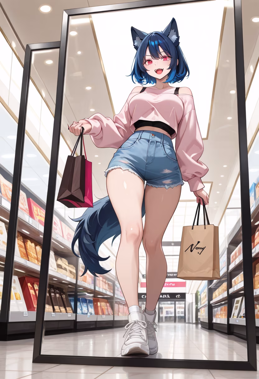 Finally found the cutest outfit at the mall today! 🛍️ Can't wait to wear this out later. Which color do you guys like better? #shoppinghaul #mallvibes #ootd #fashionblogger #retailtherapy #styleinspo #newclothes #shoppingday #lookbook #outfitideas #happyday #instafashion