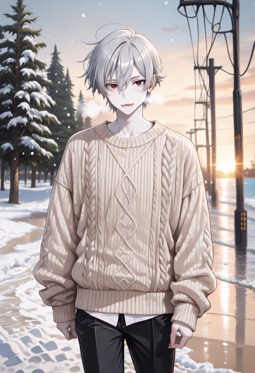 Nothing beats the first snow of the season. Stay warm out there everyone! ❄️☕ #wintervibes #snowyday #cozyseason #firstsnow #winterfashion #staywarm #ootd #mood #coldweather #decembervibes #winterstyle #relaxing