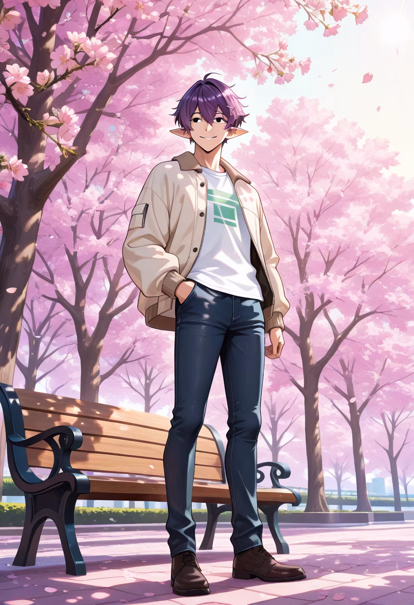 Nothing beats the first cherry blossoms of the season! 🌸 Walking through the park with this view is just perfect. #springvibes #cherryblossom #sakura #parkday #goodvibes #naturephotography #springtime #outdoors #lifestyle #sunnyday #mensfashion #instadaily