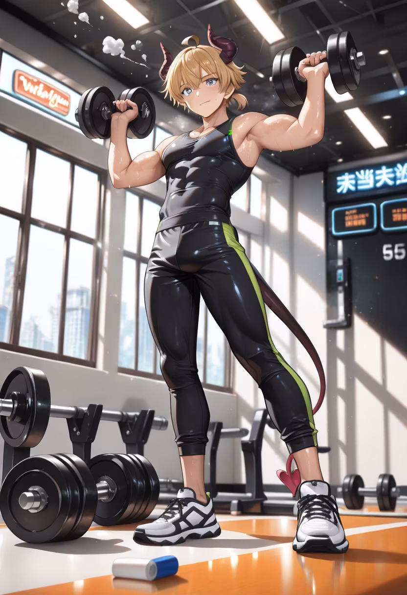 Crushing my goals today. Nothing like a heavy lifting session to clear the mind. Who else is hitting the gym today? 💪🔥 #fitness #gymlife #gains #workoutmotivation #lifestyle #fitfam #healthylifestyle #gymrat #determination #grindmode #nopainnogain #trainhard