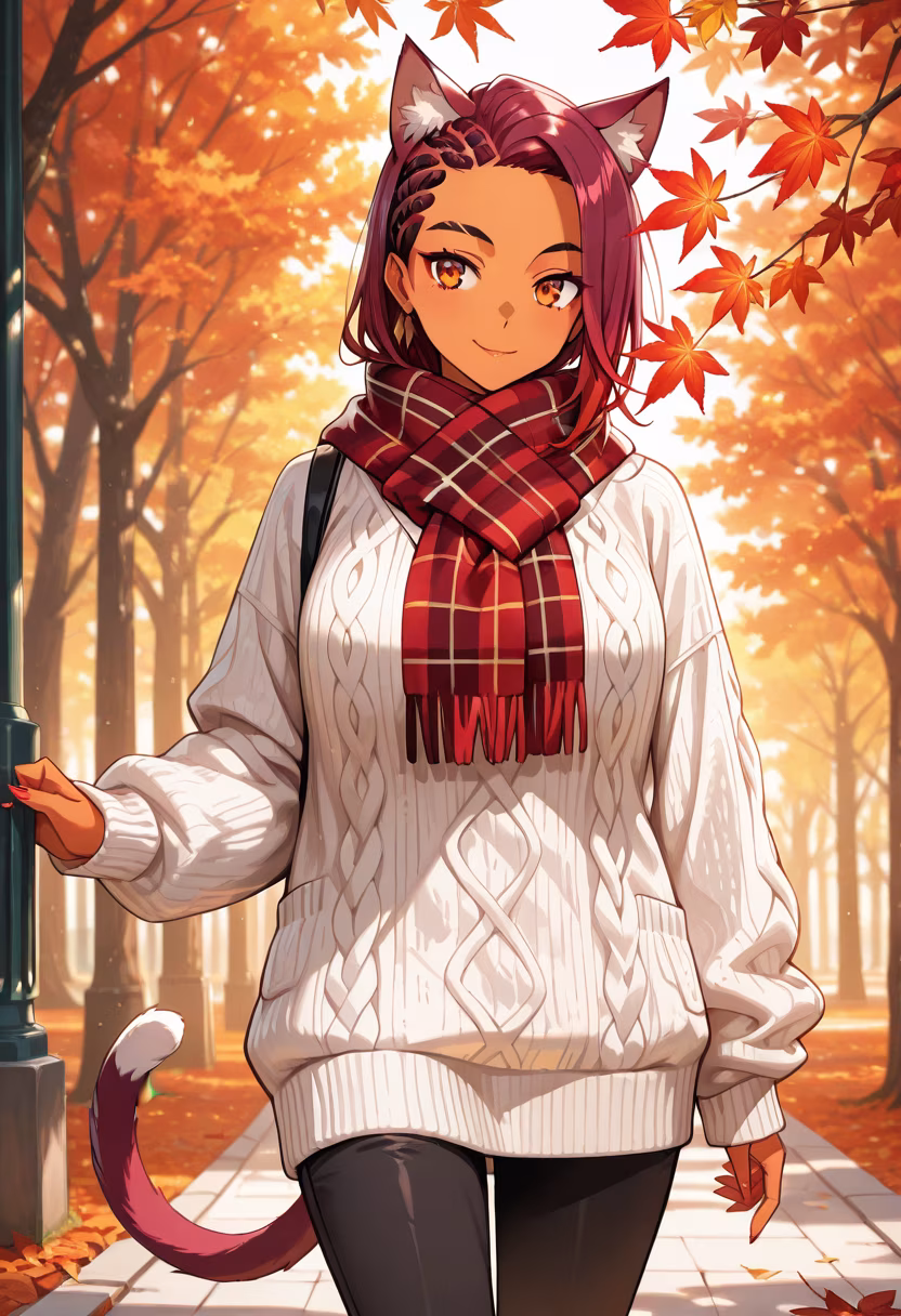 Nothing beats the crunch of autumn leaves under my boots! 🍂 Thinking about a warm latte, what's your go-to seasonal drink? #autumnvibes #cozyseason #leavesfalling #fallfashion #pumpkinspicelife #weekendmood #outdoorphotography #naturelovers #autumncolors #goldenhour #octobermood