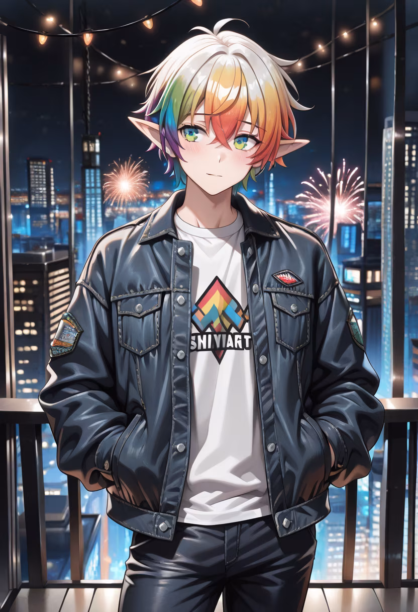Finally got a chance to see the fireworks tonight. They look even better in person. ✨🎆 #summernights #fireworks #vibes #calm #evening #summer2024 #tatsuya #relaxed #aesthetic #citylights #nightsky #memories