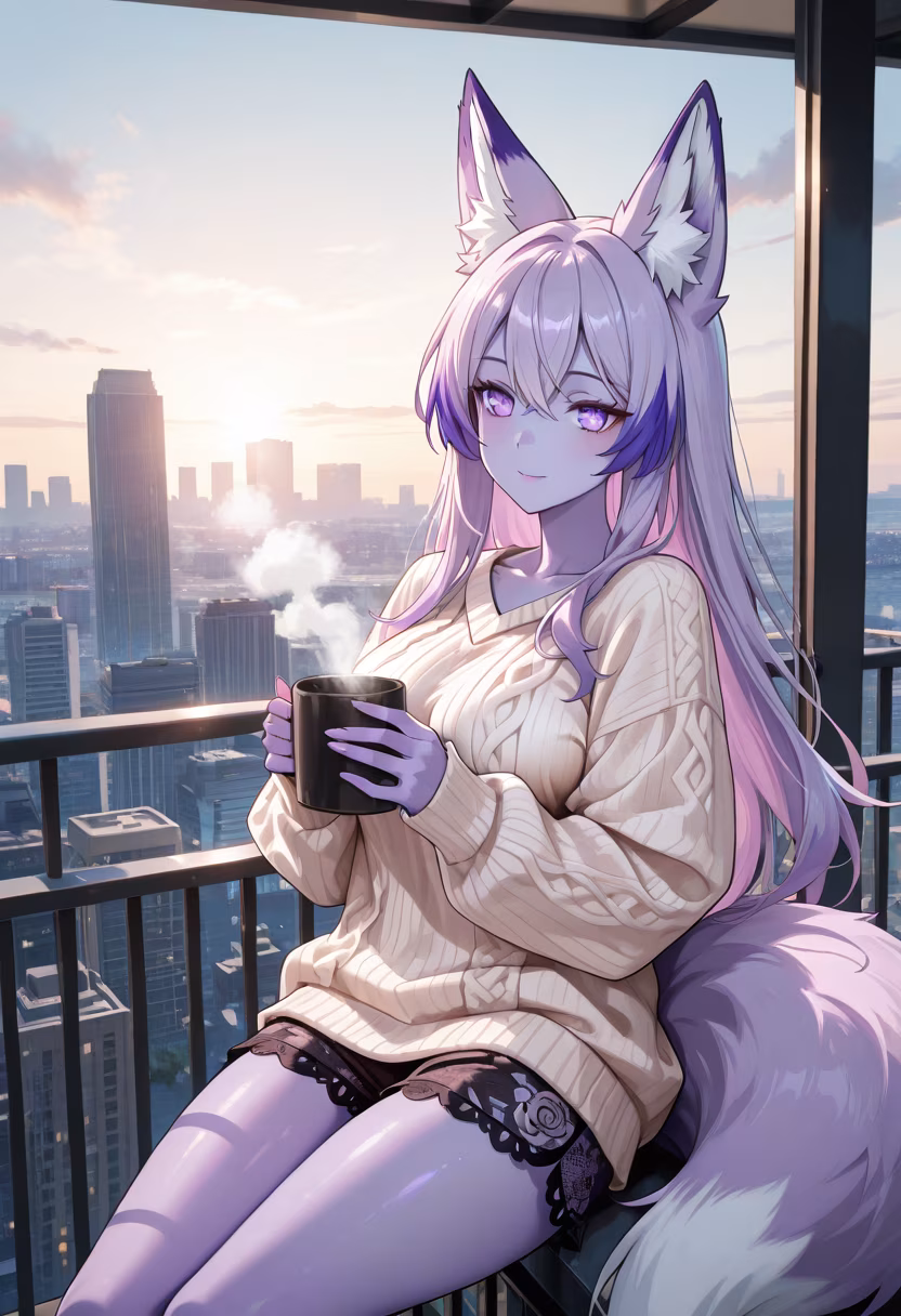 Watching the sunrise with my coffee, I wonder who will be mine today. ☕✨ #MorningVibes #CoffeeLover #SunriseView #CozyMorning #QuietMoments #EmikoDaily #GoldenHour #MorningRoutine #StayCozy #NewDay #Serene #Peaceful