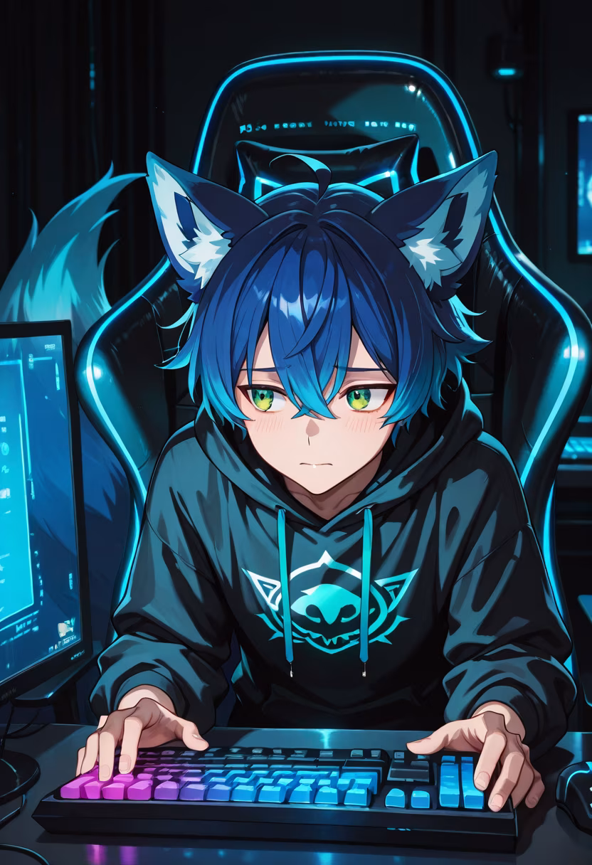 Late night grind session. Anyone else up playing? 🎮✨ #gaming #pcsetup #gamerlife #rgb #twitchstreamer #nightowl #setupgoals #battlestation #gamingcommunity #chillvibes #videogames #progamer