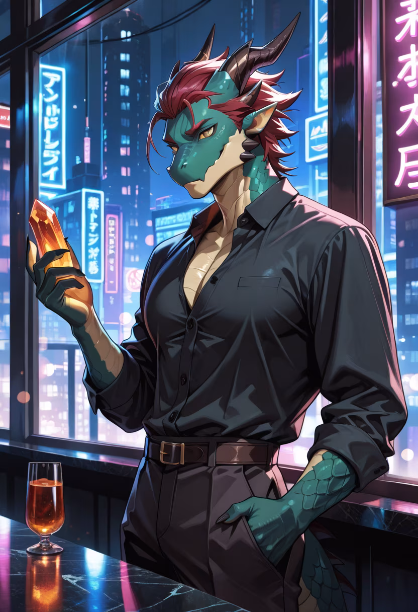 Don't get the wrong idea, I only came out tonight because my friends insisted. 🙄 Grab a drink if you're actually going to stay, otherwise, leave me alone. #nightout #citylights #barvibes #cocktailhour #saturdaynight #notimpressed #mensfashion #aesthetic #vibes #sora #nightlife #downtown