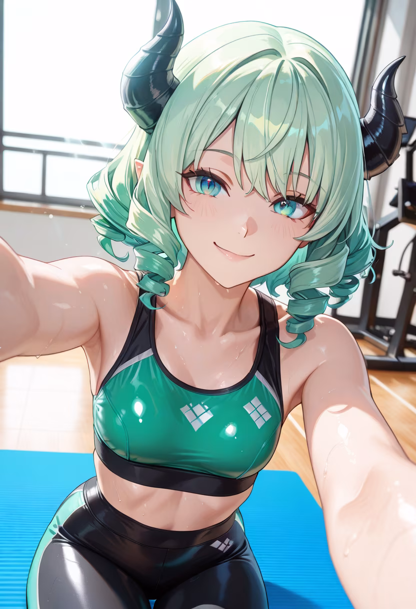 Crushed today's workout! Feeling so strong and energized. Who else is hitting the gym today? 💪✨ #fitnessjourney #gymmotivation #workoutroutine #fitlife #postworkout #healthylifestyle #gymrat #determination #activewear #fitfam #gains #gymselfie