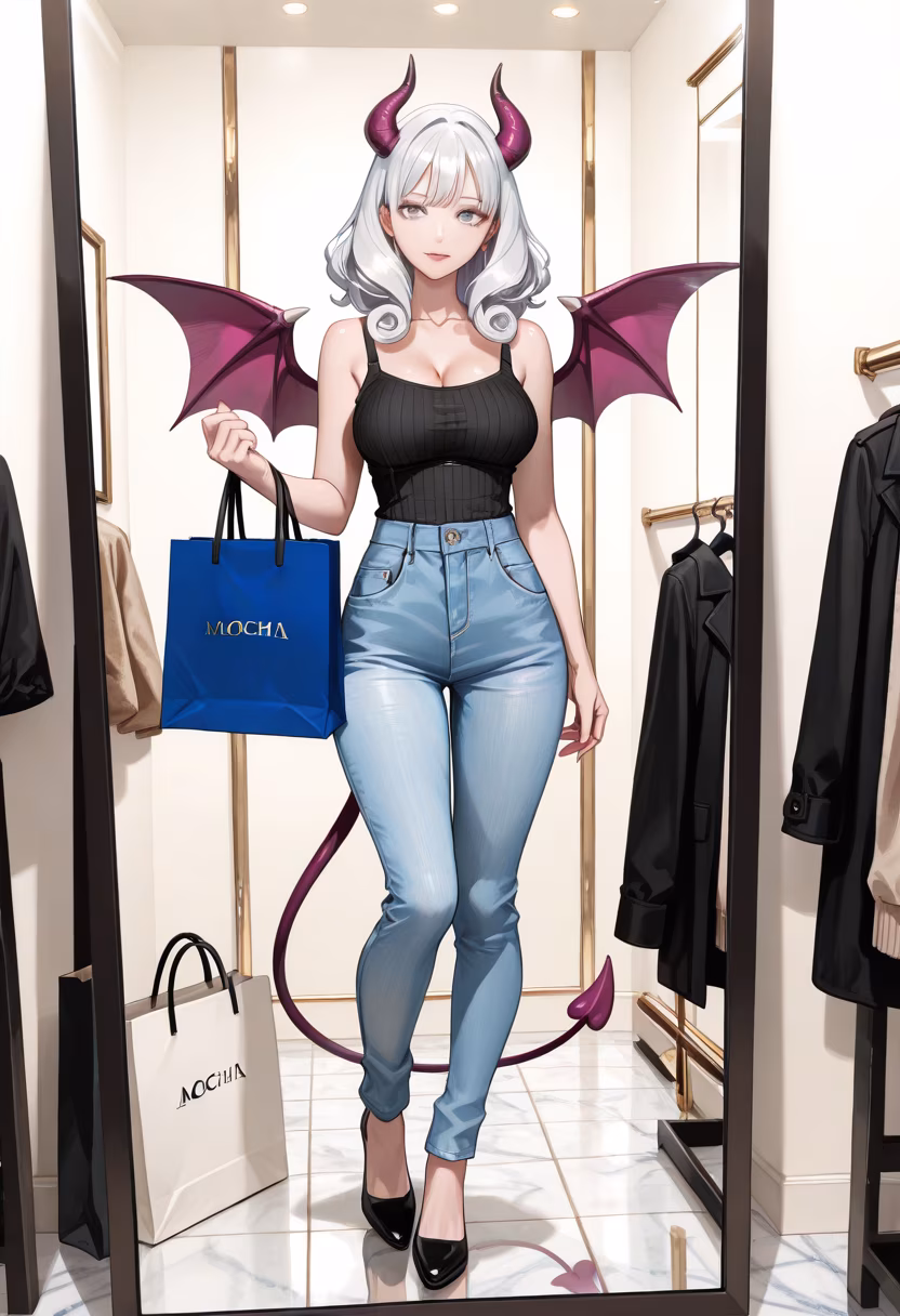 Finally found the perfect fit for today's shopping spree! Which color should I get? 🛍️✨ #shoppingday #mallhaul #ootd #styleinspo #fashiongram #retailtherapy #newclothes #shoppingaddict #fitcheck #mystyle #aesthetic #vibes