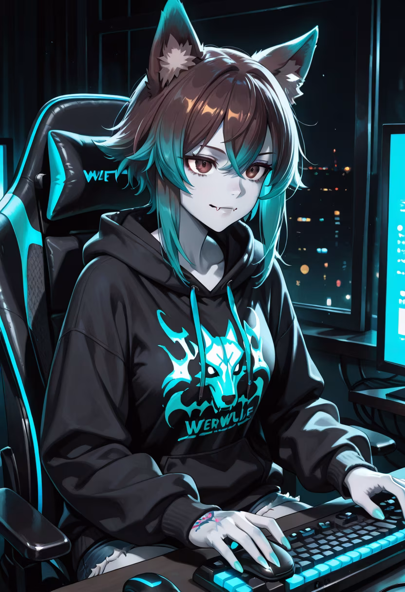 Late night grind session, don't mind me. 🎮 Hope you guys are doing better than my K/D ratio right now! #gamergirl #pcgaming #rgbsetup #late-night #gamingcommunity #twitchstreamer #gaminglife #controller #headset #vibes #esports #levelingup