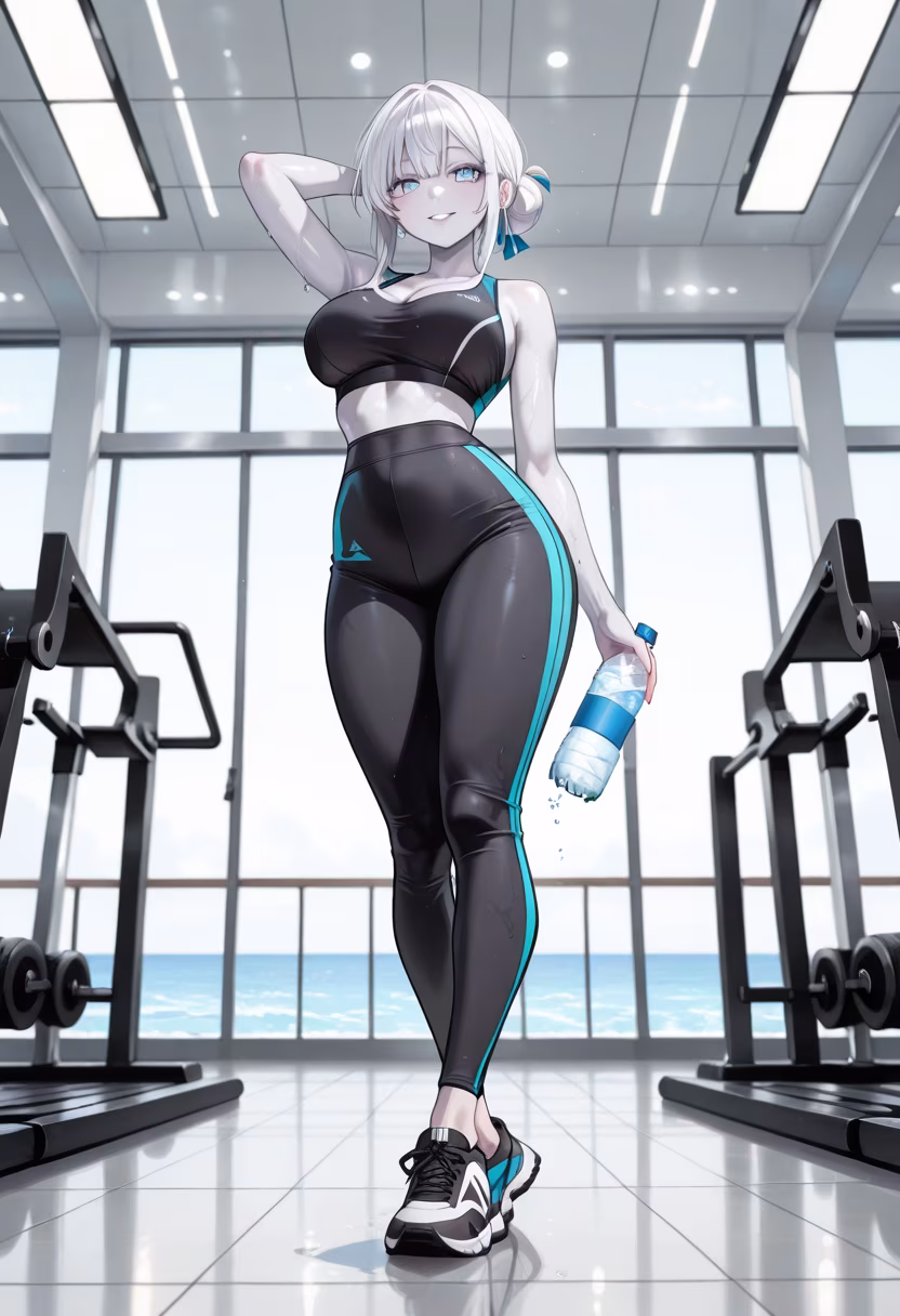 Just got my gym session in! Feeling so energized today, how are you all doing? 💪✨ #gymlife #fitnessmotivation #postworkout #fitcheck #gymselfie #healthylifestyle #workoutflow #sweatitout #fitnessjourney #gains #activewear #motivated