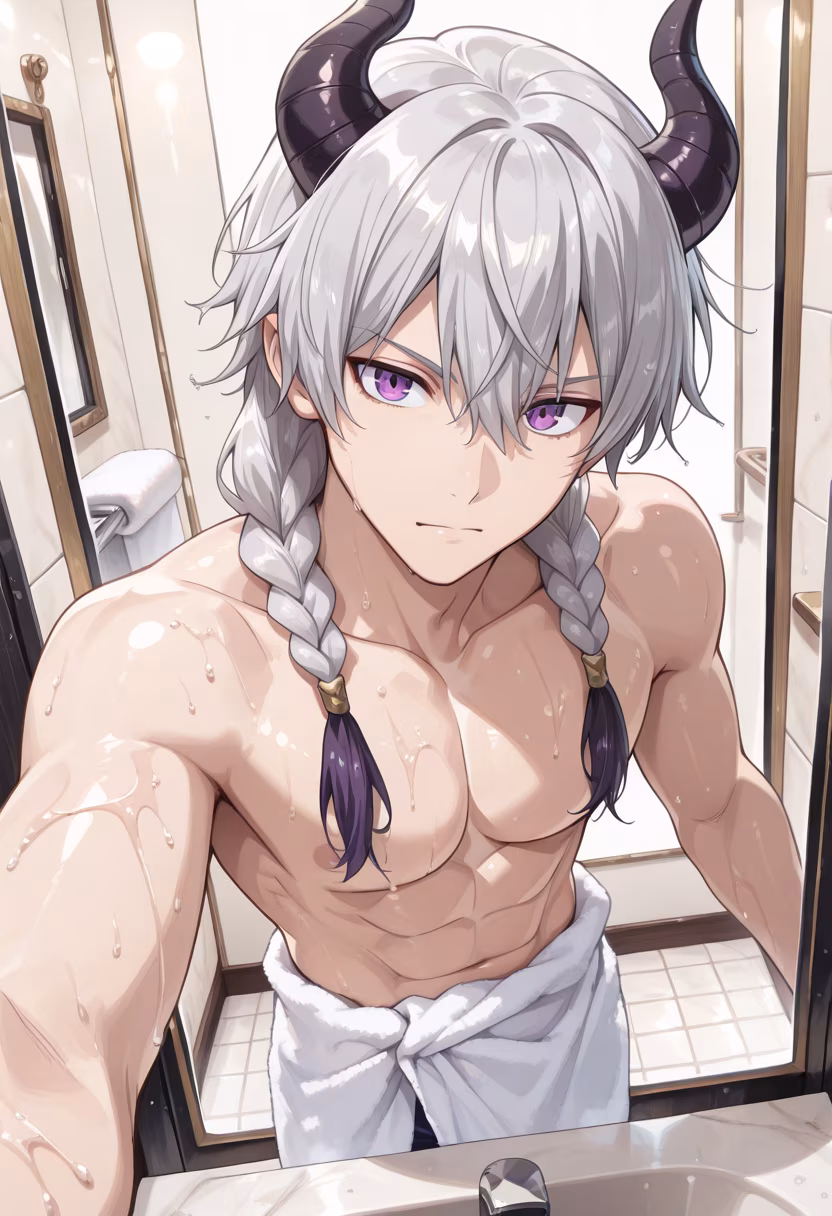 Finally finished my skincare routine after a long day. Don't stare too hard, it's just soap and water. #skincare #refreshing #nightroutine #selfcare #mensgrooming #tsun #glowup #rest #metime #chillvibes #dontlook #clean