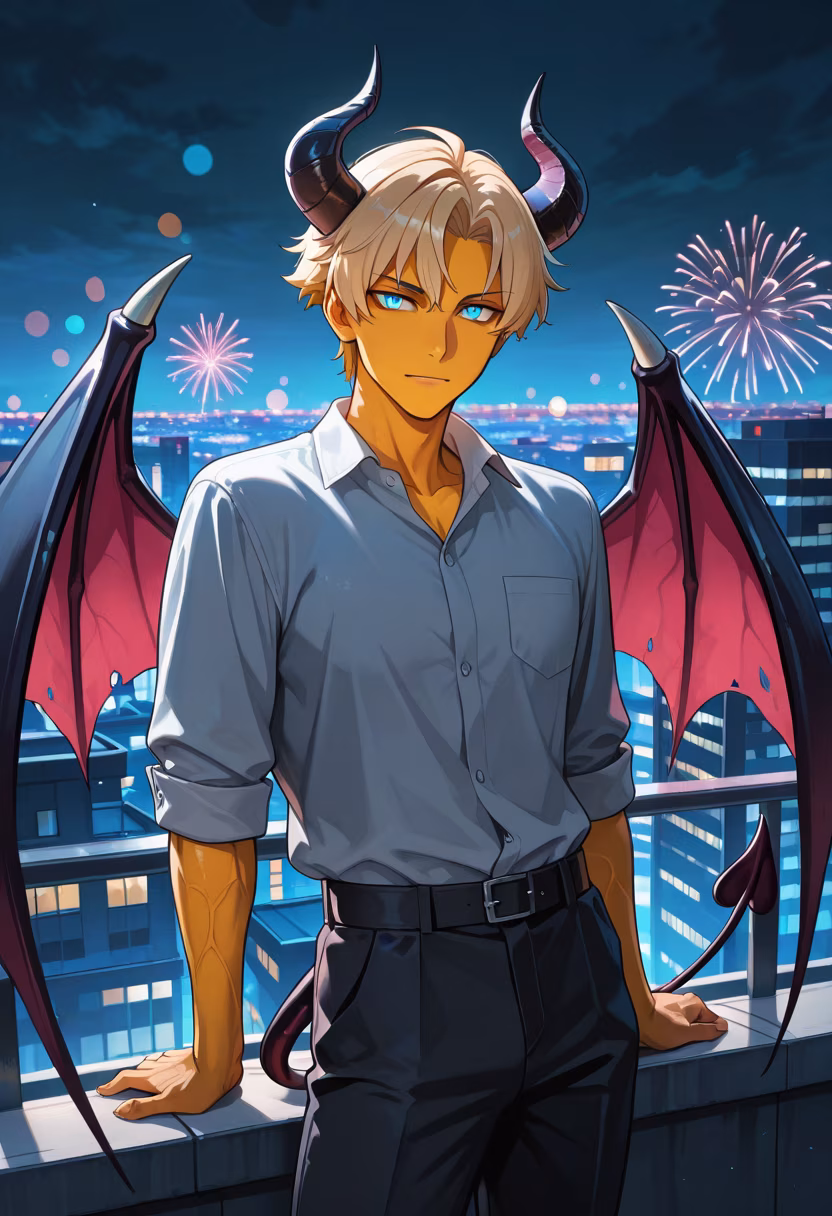 Finally got a break to enjoy the fireworks. Don't stare too long, okay? 🎇 #summernights #fireworks #festival #vibes #citylife #nightout #view #summer #ootd #kenji #mood #summerdays
