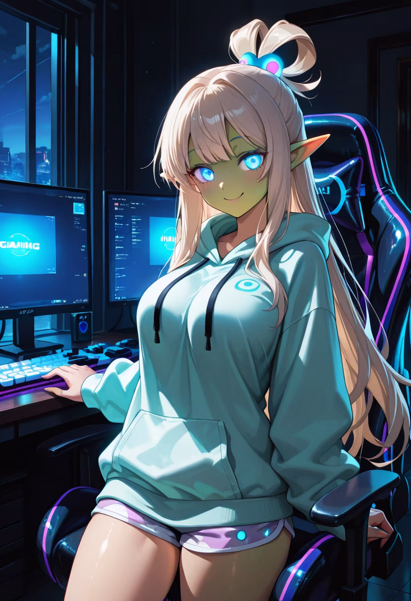Finally finished my setup! Who wants to hop on and play some matches with me tonight? 🎮✨ #gaming #pcsetup #gamergirl #rgb #setupgoals #cozyvibes #gamingcommunity #twitchstreamer #gamerlife #pcgaming