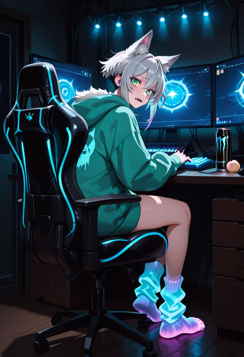 Finally finished my new PC setup! Ready to spend the whole weekend gaming. What are you playing lately? 🎮✨ #gaminglife #pcsetup #rgb #gamergirl #cozygaming #twitchstreamer #gamingcommunity #nightvibes #desksetup #gamingsetup #setupinspiration #chill