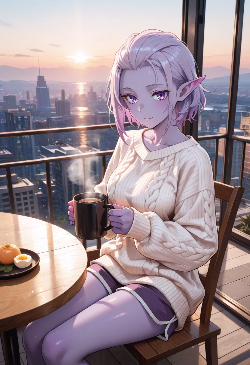 Nothing beats the first coffee of the day while the city is still waking up. ☕✨ Hope your morning is as peaceful as mine. #morningvibes #coffeeaddict #balconyviews #cozyvibes #sunrise #morningroutine #slowliving #aesthetic #goodvibes #startyourdayright #peacefulmoments