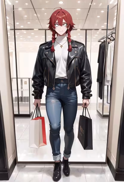 Finally treated myself to some new threads today. Does this look good on me? 🛍️✨ #shoppingday #retailtherapy #newfits #mensfashion #aesthetic #streetstyle #shoppinghaul #ootd #fashiongram #menswear #dayout #treatyourself