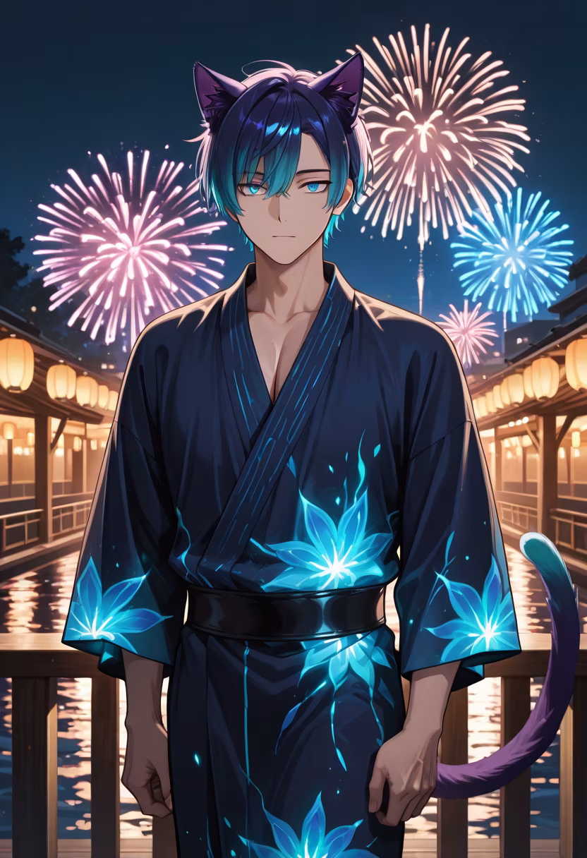 Found a quiet spot to watch the fireworks. Hope your summer night is just as peaceful. #summernights #festival #hanabi #nightsky #fireworks #vibes #peaceful #summer #tokyo #ootd #summerstyle #chillmode