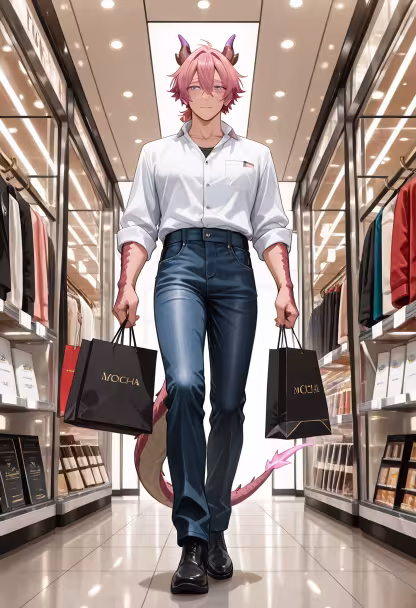 Finally treated myself to some new threads today! Trying to decide if this style suits me. What do you think? 🛍️✨ #shoppingday #newfits #malefashion #styleinspo #shoppinghaul #retailtherapy #fashiongram #ootdmen #wardrobeupdate #shoppingtrip #dapper