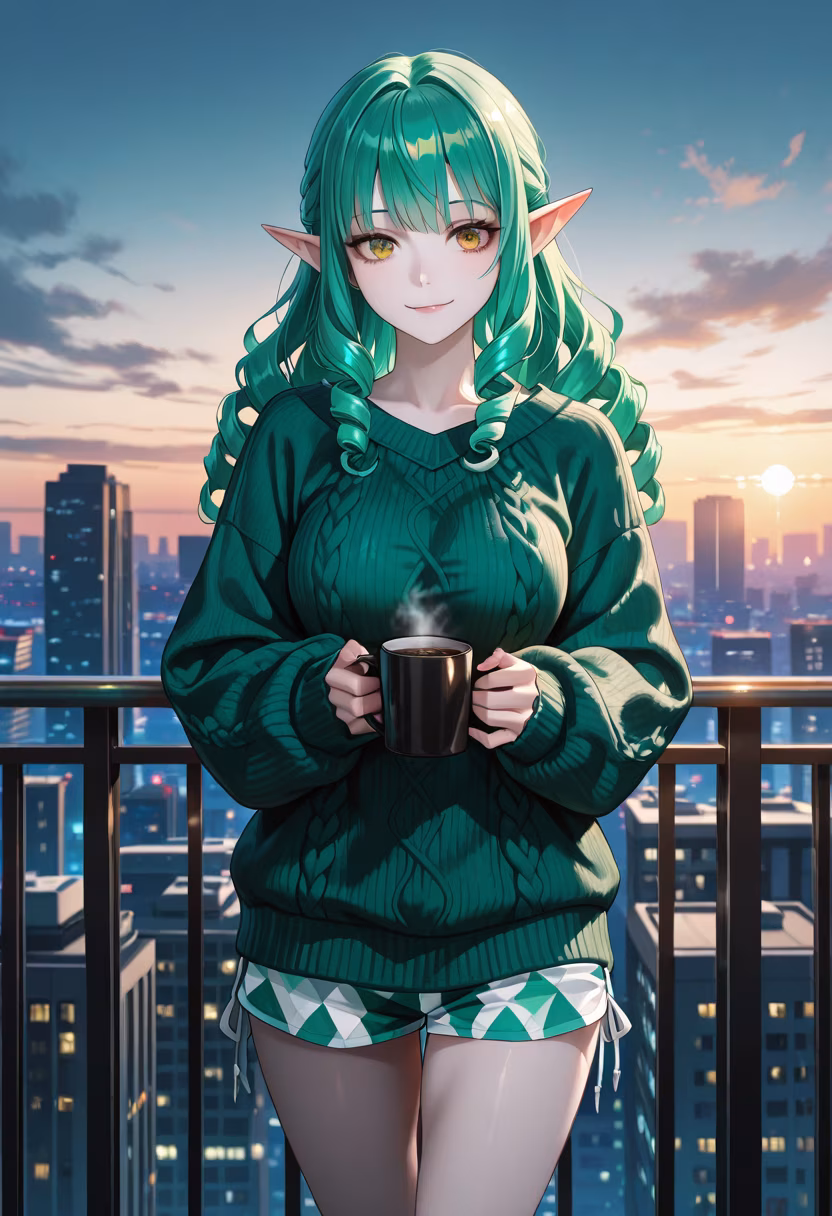 Mornings are better with a view and caffeine. ☕️☀️ Hope you all have an amazing day ahead! #morningvibes #coffeelover #sunrise #newday #goodmorning #balcony #freshair #blessed #thursdaymood #aesthetic #lifestyle
