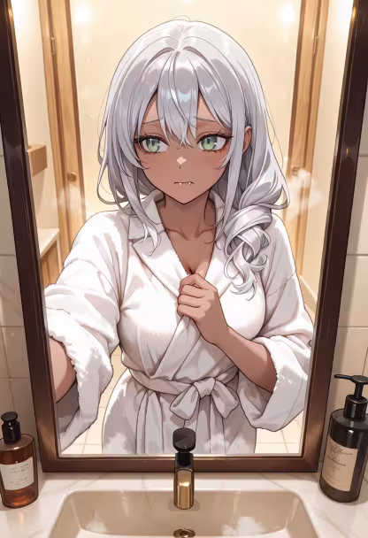 Finally done with my skincare routine! Time to relax. 🧖‍♀️✨ #skincareroutine #selfcare #bathtime #fresh #glowup #relaxing #metime #pampering #nightroutine #hygiene #cozyvibes #softgirl