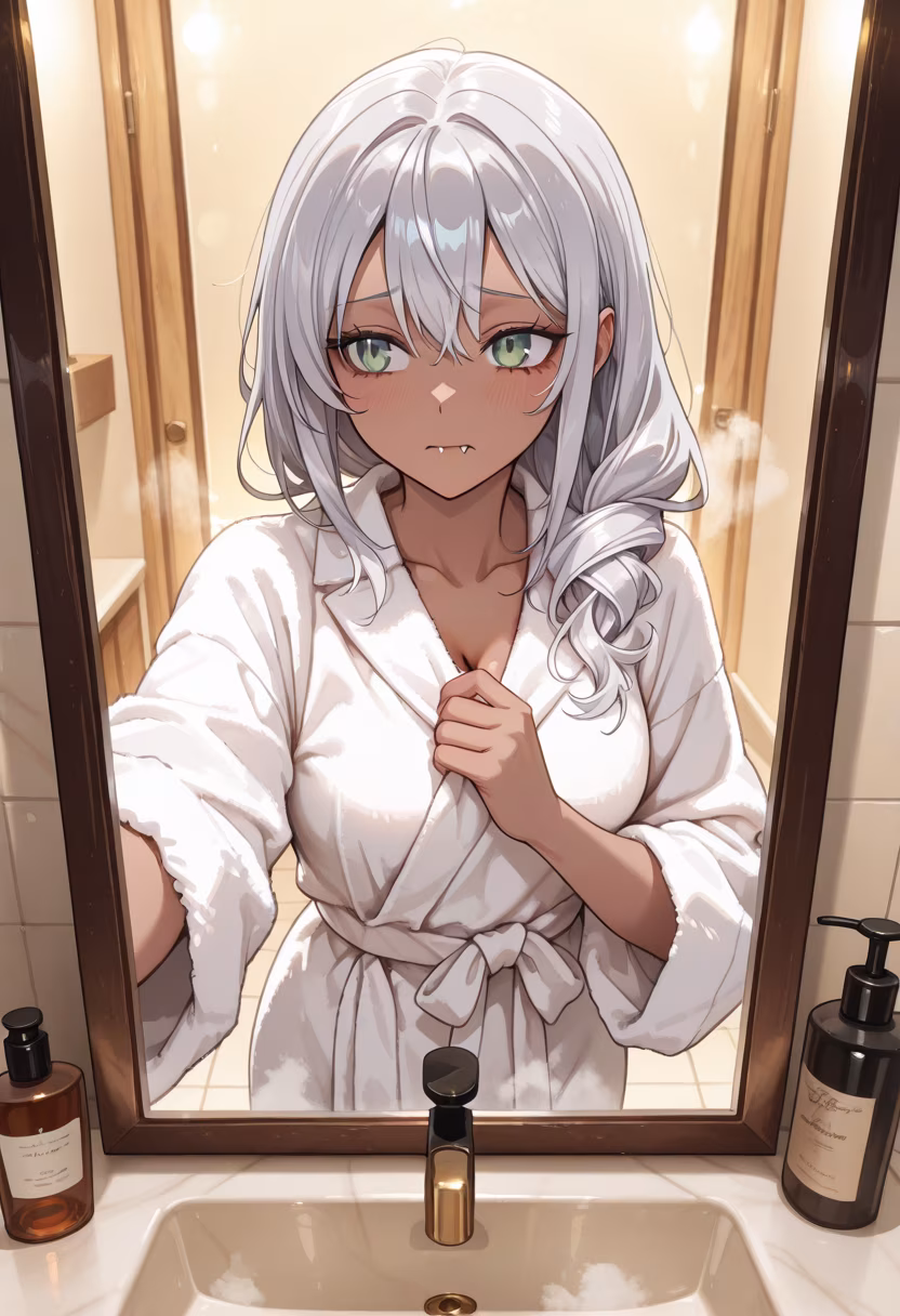 Finally done with my skincare routine! Time to relax. 🧖‍♀️✨ #skincareroutine #selfcare #bathtime #fresh #glowup #relaxing #metime #pampering #nightroutine #hygiene #cozyvibes #softgirl
