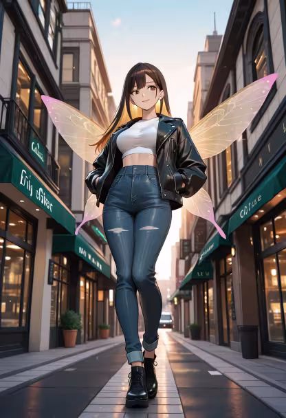 Finally found the perfect fit for a stroll through the city! 🖤 Which accessory should I add to level up this look? #OOTD #StreetStyle #KasumiStyle #FashionDiaries #CityVibes #UrbanFashion #LookOfTheDay #StyleInspo #OutfitInspo #TrendSetter #StreetPhotography #WeekendVibes