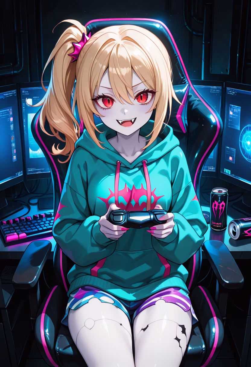 Late night grind! Who's joining me for some ranked matches? 🎮✨ #gaming #pcsetup #gamerlife #gamersofinstagram #twitchstreamer #rgb #pcmasterrace #gamingcommunity #nerdlife #controller #late-night-gaming #gamergirl