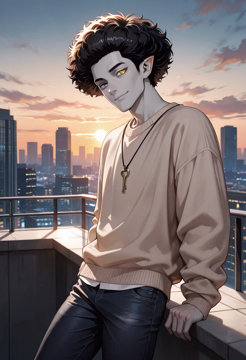 Found the perfect spot to catch the golden hour. Life is better when it's sunny! ☀️✨ #goldenhour #aesthetic #rooftop #vibes #sunsetlover #cityscape #goldenlight #mensfashion #chill #moment #ootd #gratitude