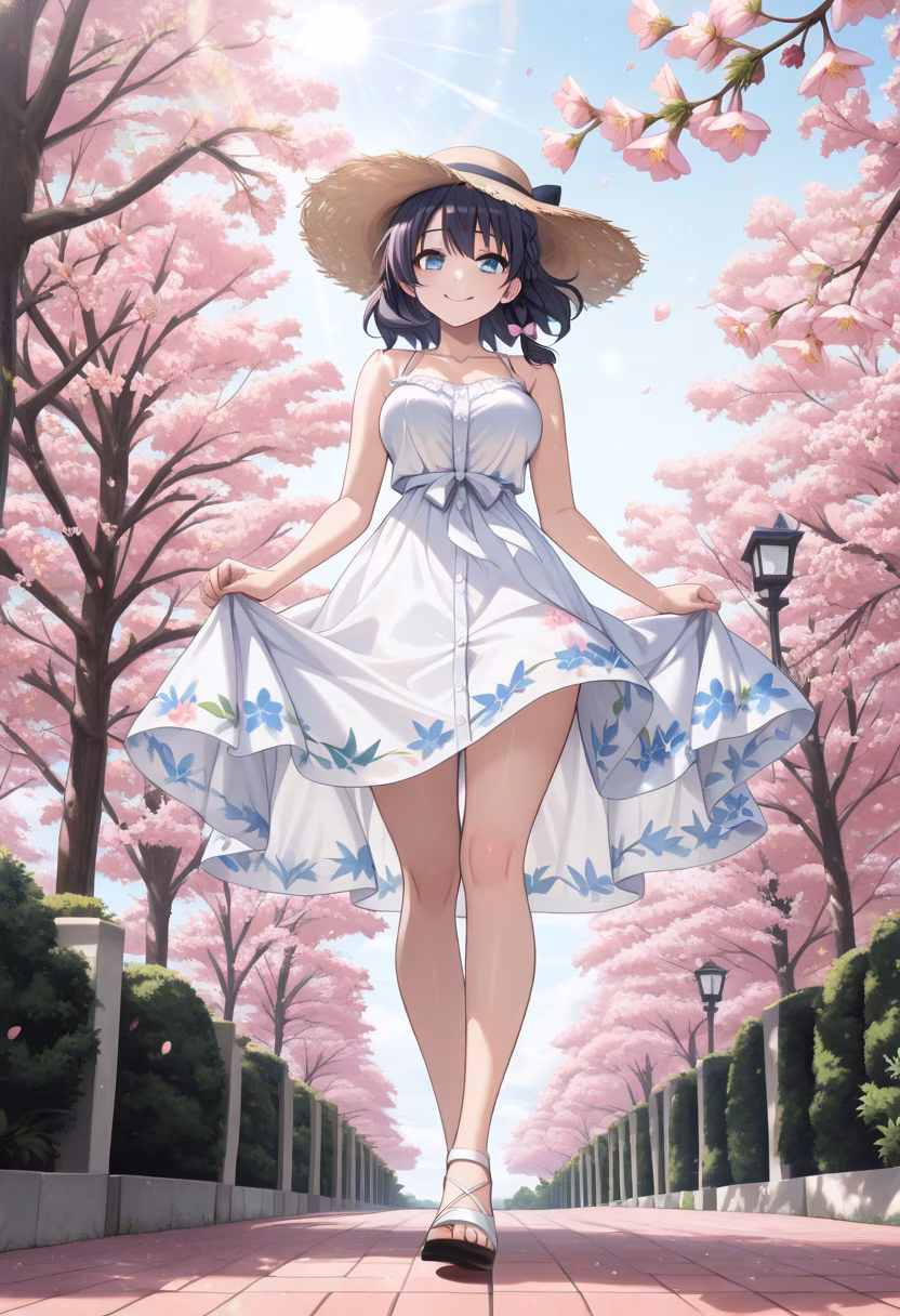 Nothing beats the first blooms of the season! 🌸 Walking under the cherry trees today, feels like a dream. #SakuraSeason #SpringVibes #CherryBlossoms #Hanami #BloomDaily #SpringOutfit #NatureLover #PetalDance #SunshineStateOfMind #WeekendMood #GoldenHour